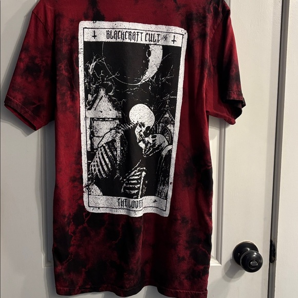 Blackcraft cult Red and black Lover’s Tarot Card tee - Picture 3 of 4